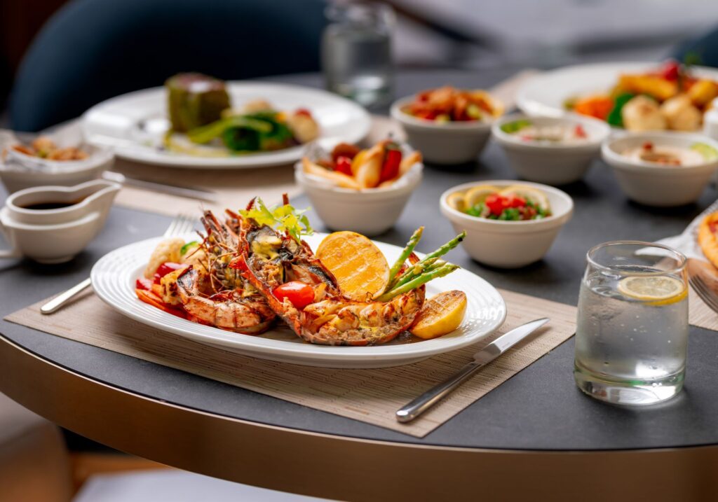 A dish from Al Manakha Rotana dining