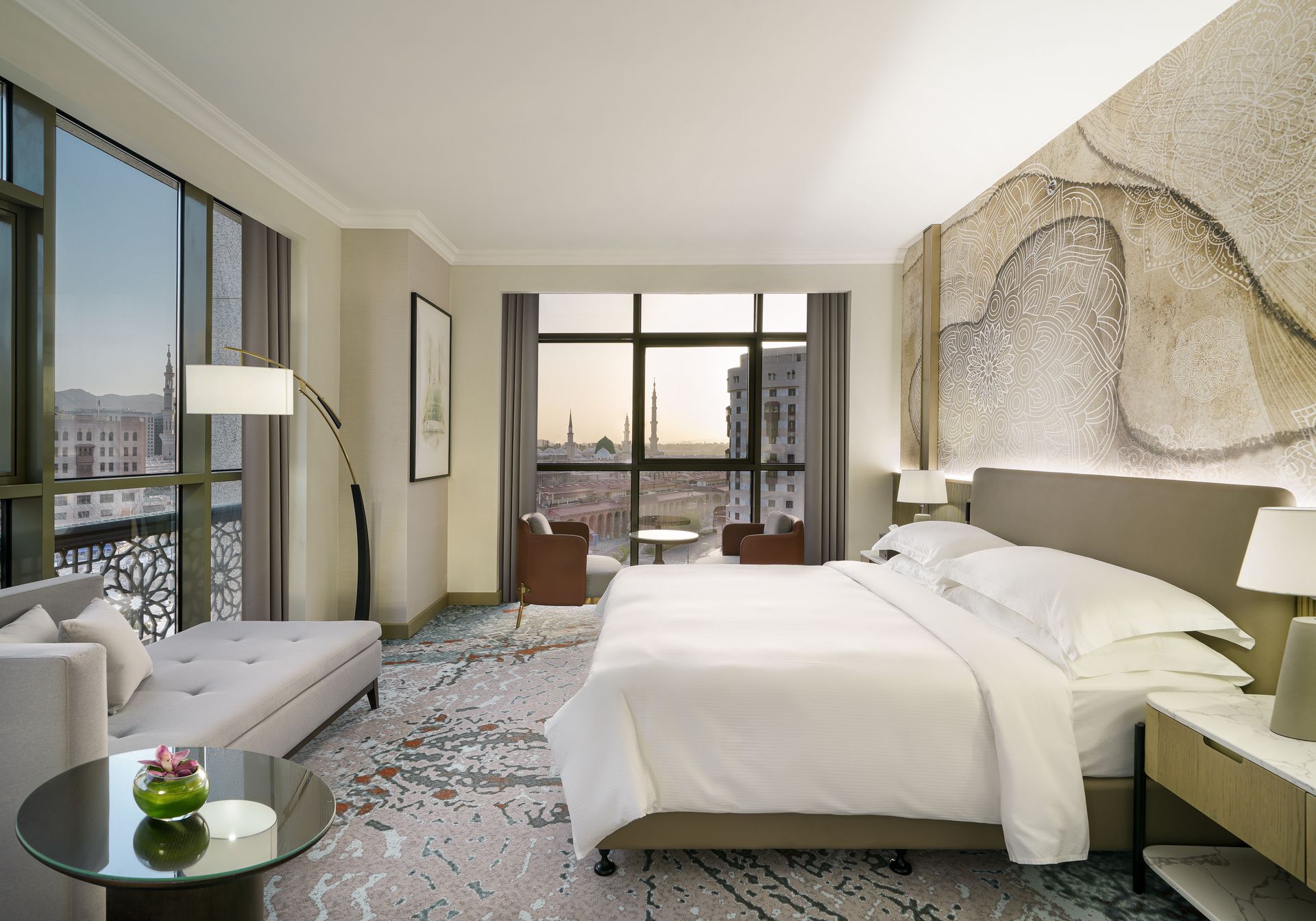 Guest room with Haram view