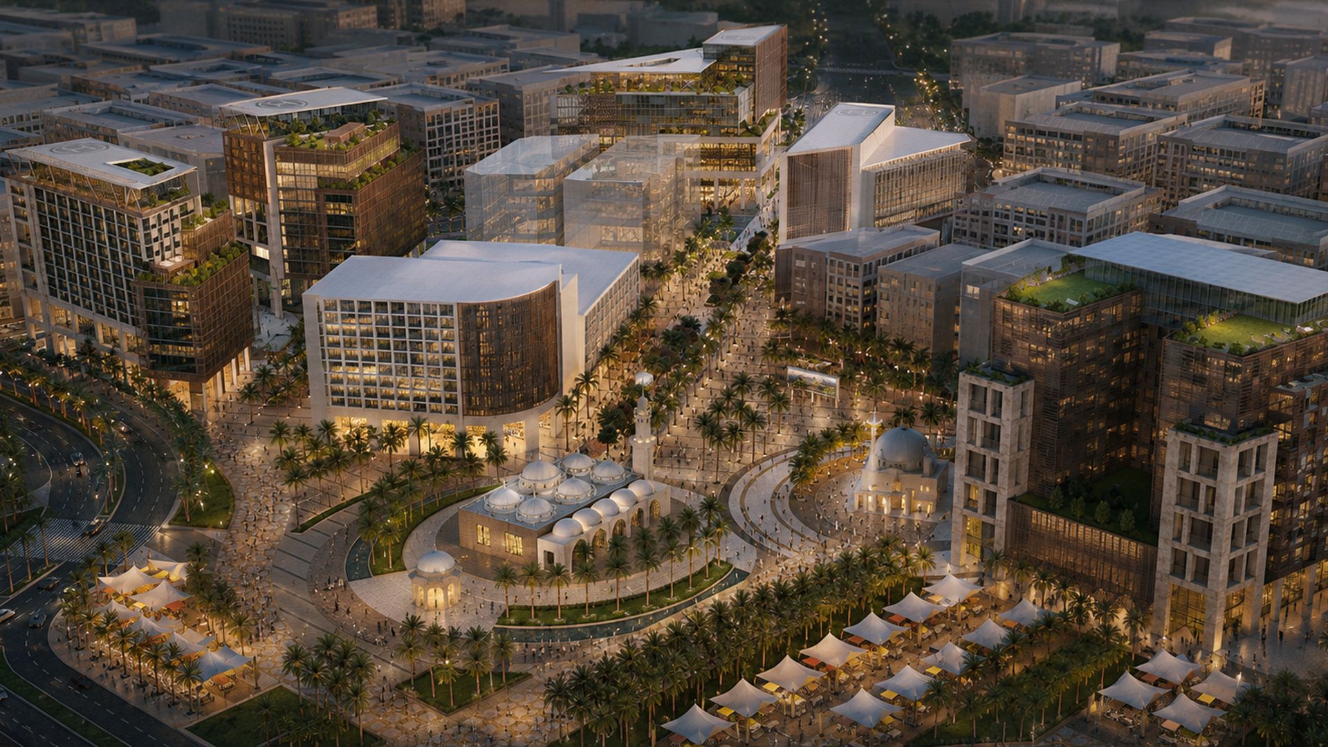 Al Manakha project composition in its urban setting