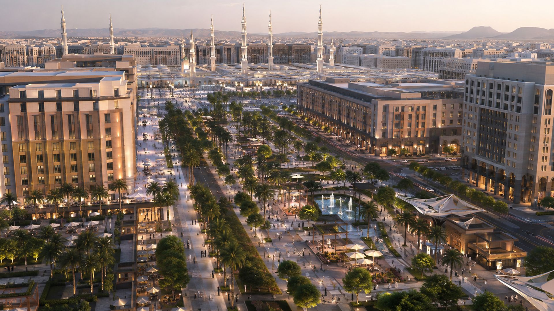 Madinah setting around Al Manakha